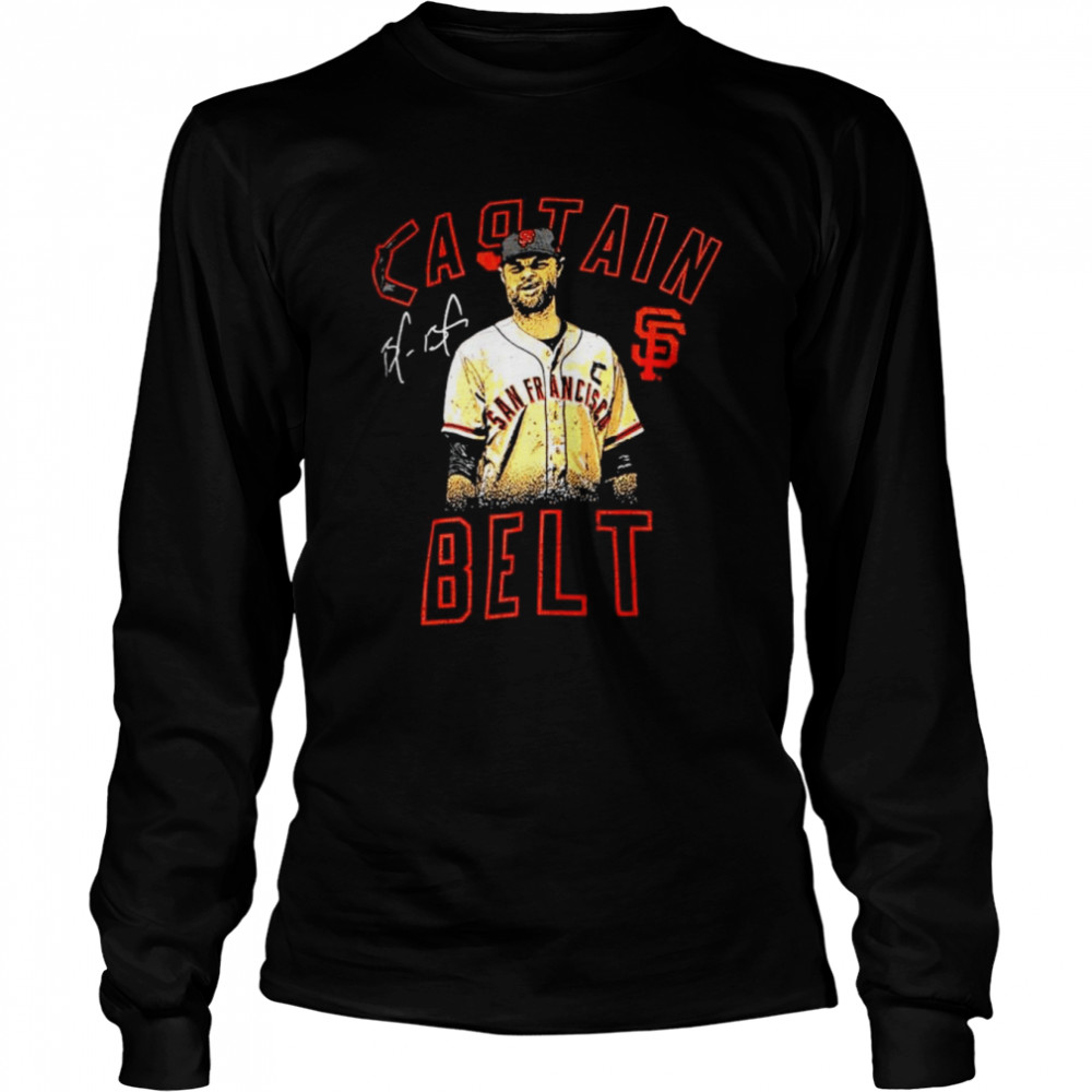 Brandon Belt San Francisco Giants signature shirt Long Sleeved T-shirt