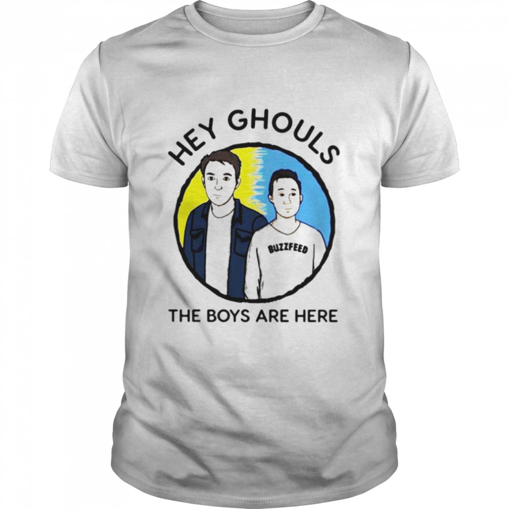 Buzzfeed Unsolved hey ghouls the boys are here shirt Classic Men's T-shirt