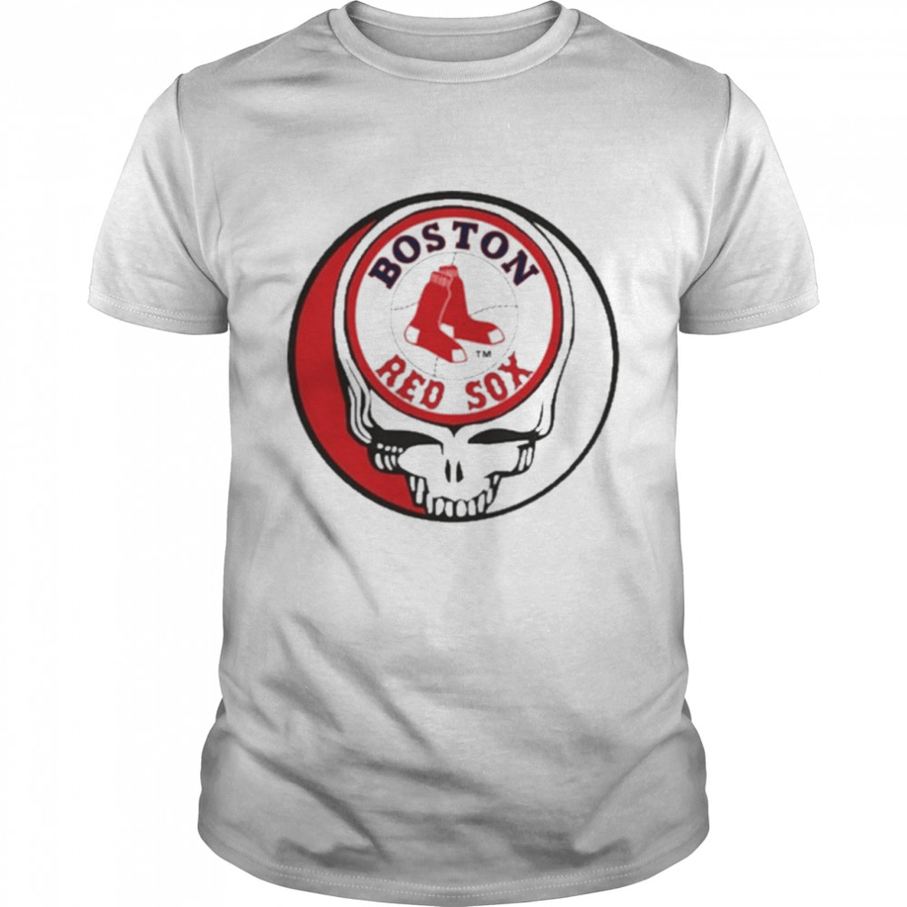 Grateful Dead Boston Red Sox Baseball Mlb Mashup Classic Men's T-shirt