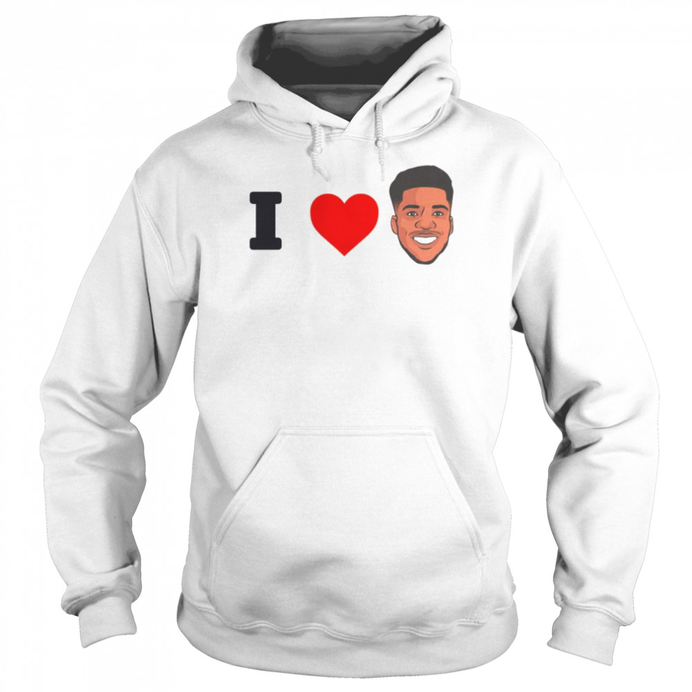 I love Giannis Antetokounmpo MVP NBA Champion Ring 2021 shirt Unisex Hoodie