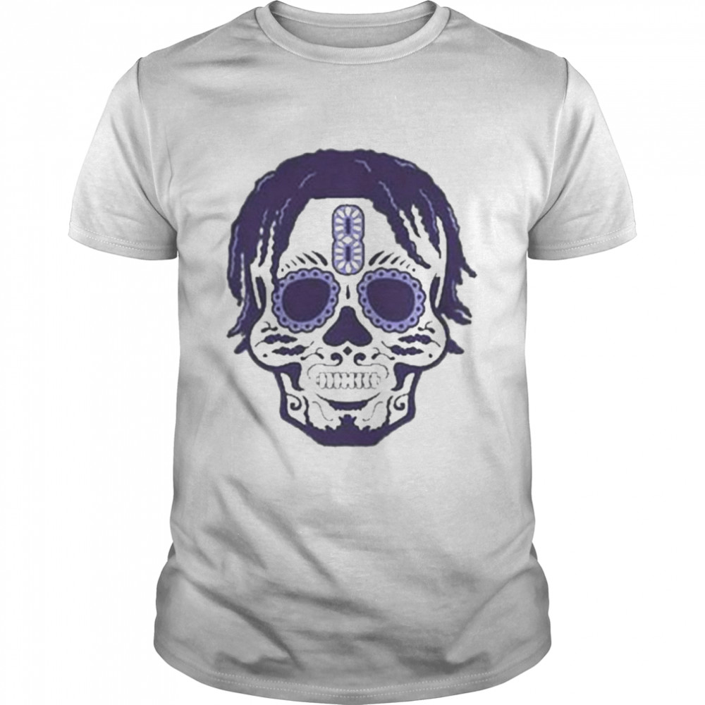 Lamar Jackson Sugar Skull Classic Men's T-shirt