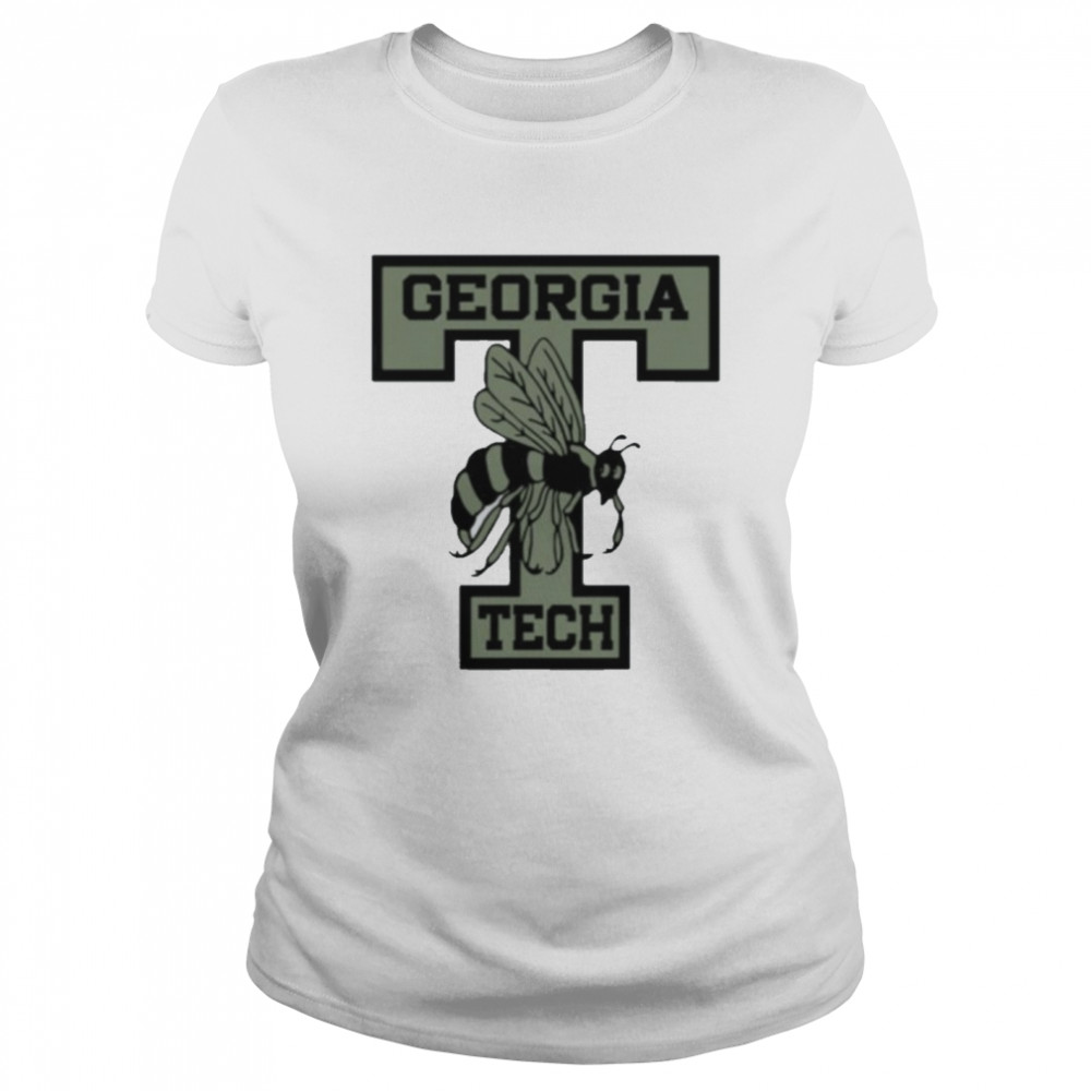 Nice kelly Quinlan Georgia Tech Football Practice Notes And Quotes 19-10 Classic Women's T-shirt