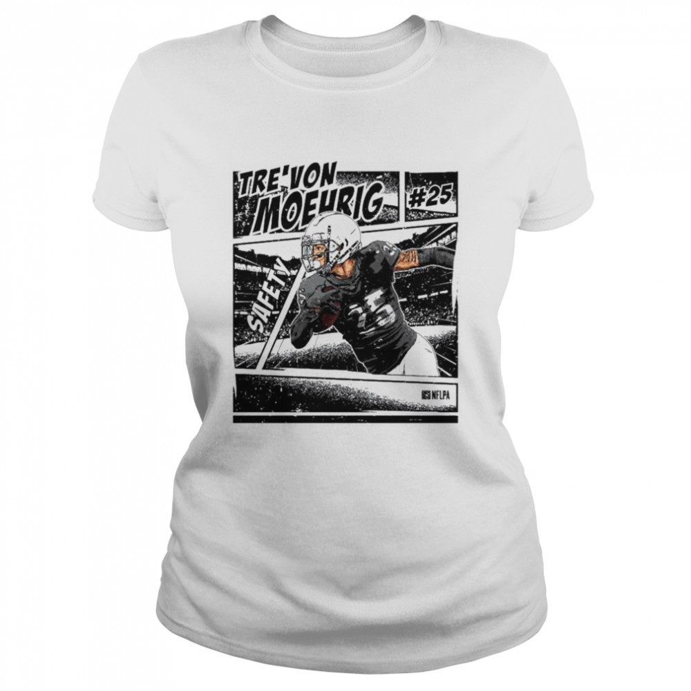 Tre’von Moehrig Las Vegas Raiders Comic Safety shirt Classic Women's T-shirt