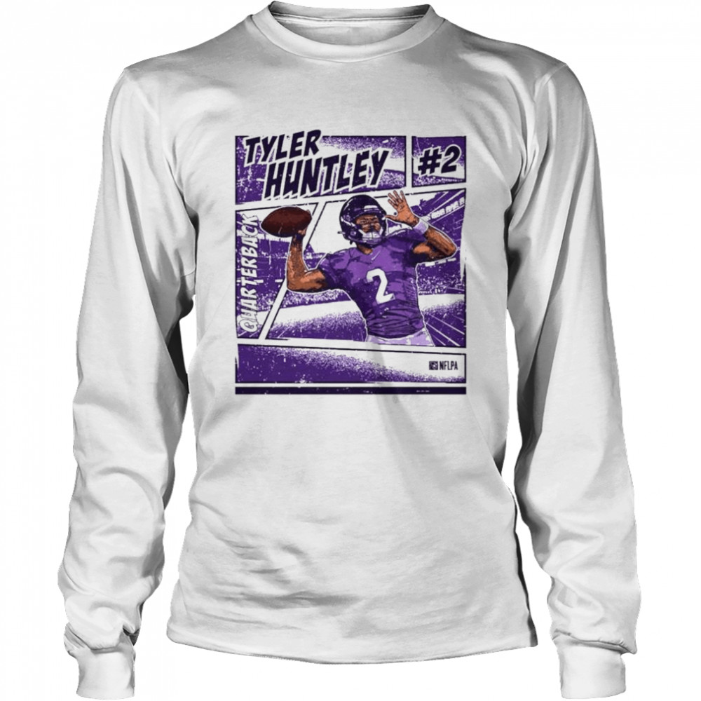 Tyler Huntley Baltimore Ravens Quarterback Comic shirt Long Sleeved T-shirt