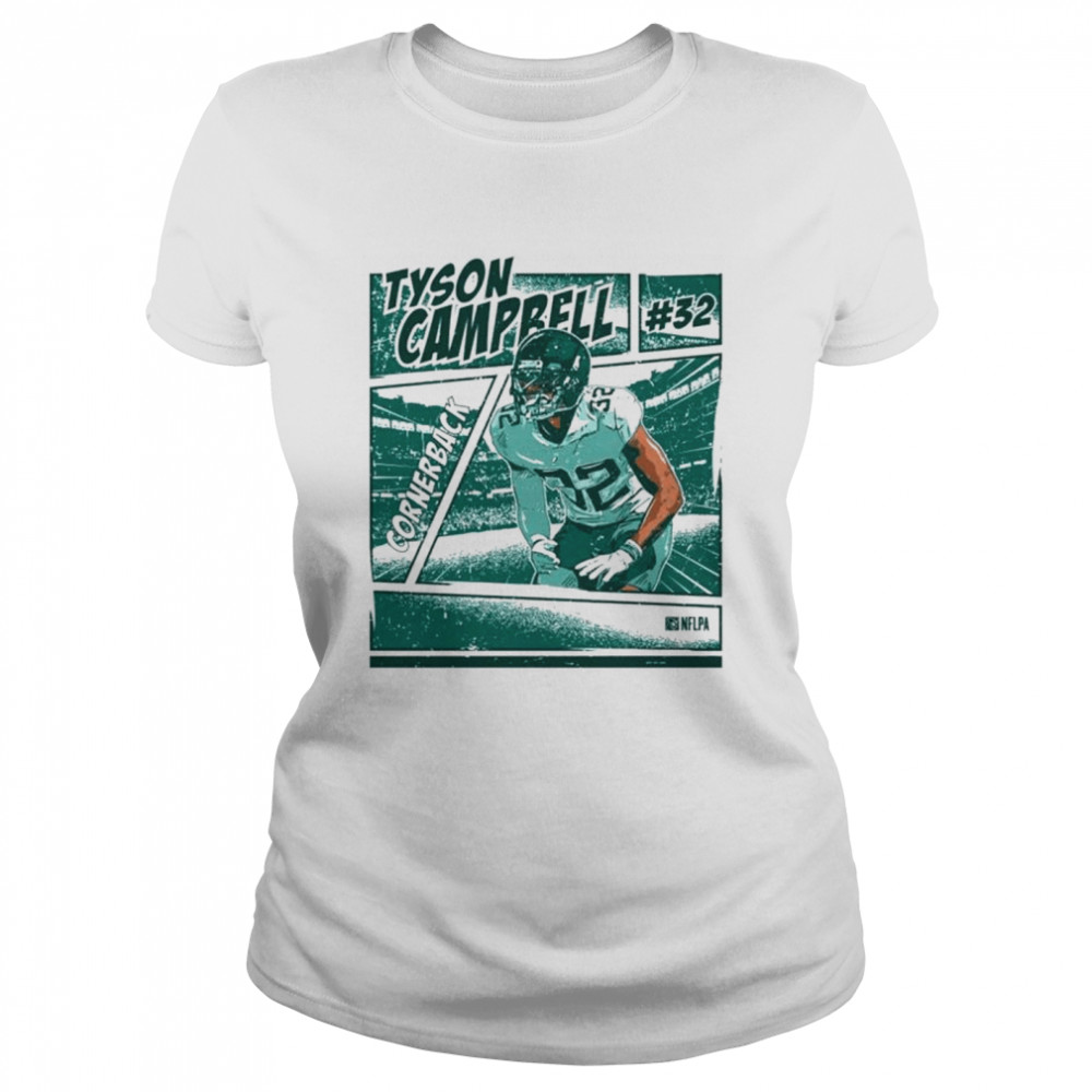 Tyson Campbell Cornerback Comic shirt Classic Women's T-shirt