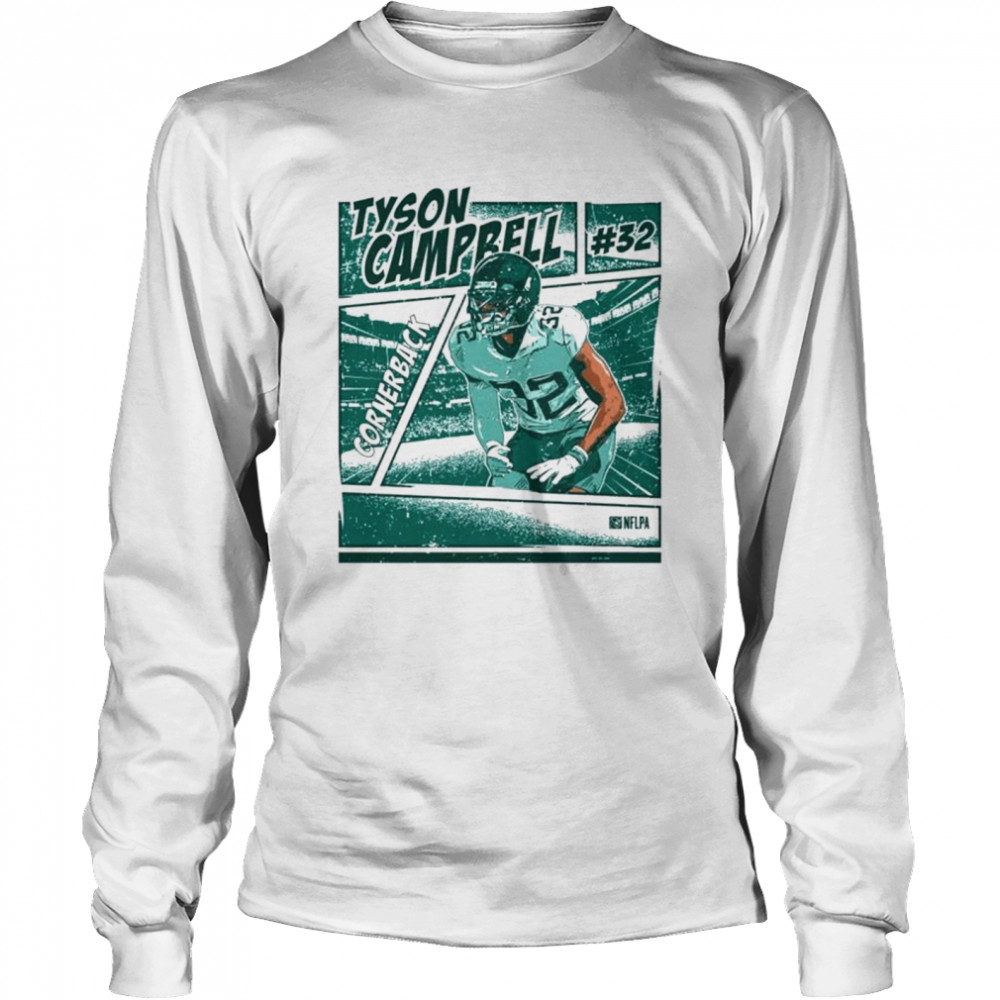 Tyson Campbell Cornerback Comic shirt Long Sleeved T-shirt