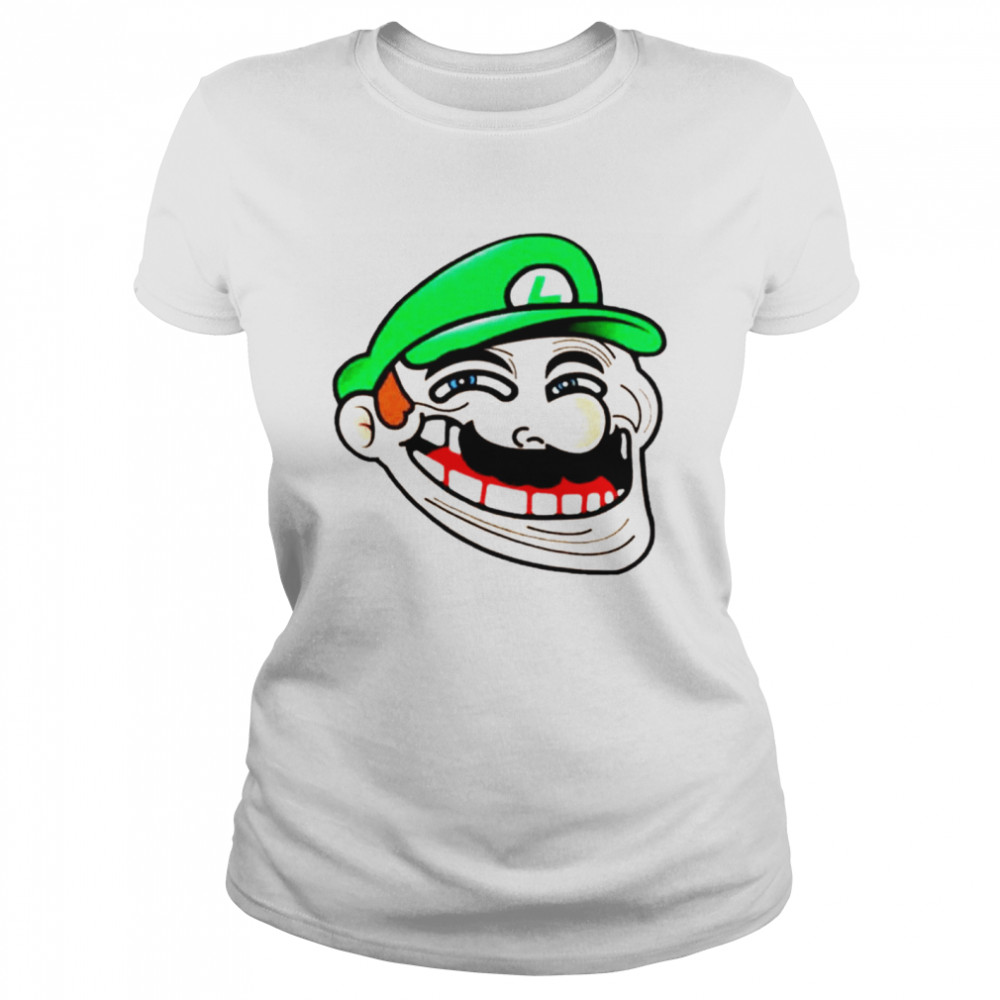 Awesome luigi Super Mario Meme shirt Classic Women's T-shirt