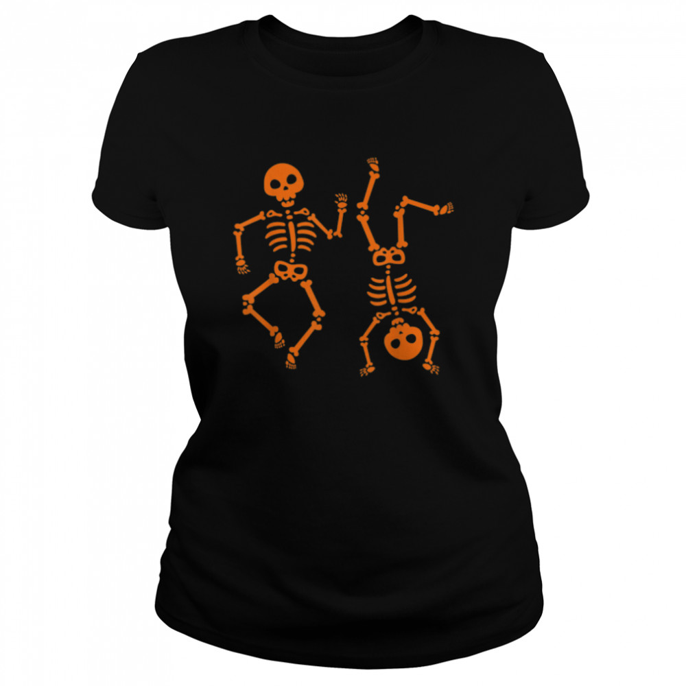 Dancing Skeletons Halloween for Boy Girl Kids Toddler T- B09JZRJFCL Classic Women's T-shirt