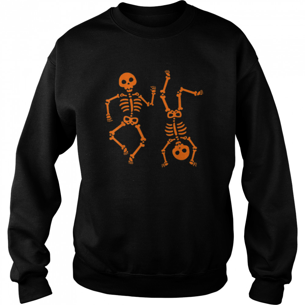 Dancing Skeletons Halloween for Boy Girl Kids Toddler T- B09JZRJFCL Unisex Sweatshirt