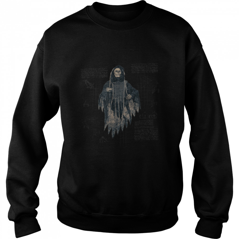 Dark Academia Creepy Ghostecore Vintage Skull Ghost Graphic T- B09JWS7BMK Unisex Sweatshirt