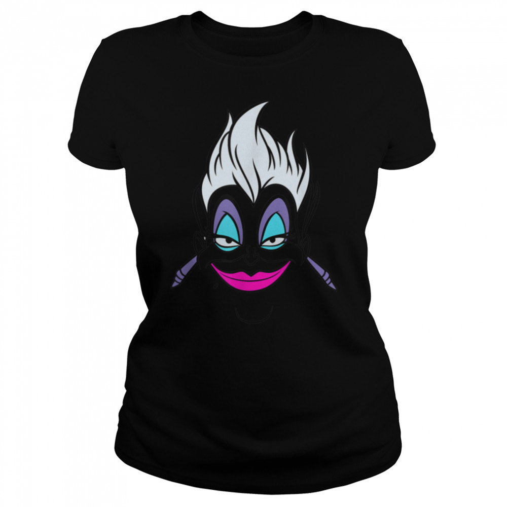 Disney Villains Ursula Big Face T- B09K2TV88Q Classic Women's T-shirt