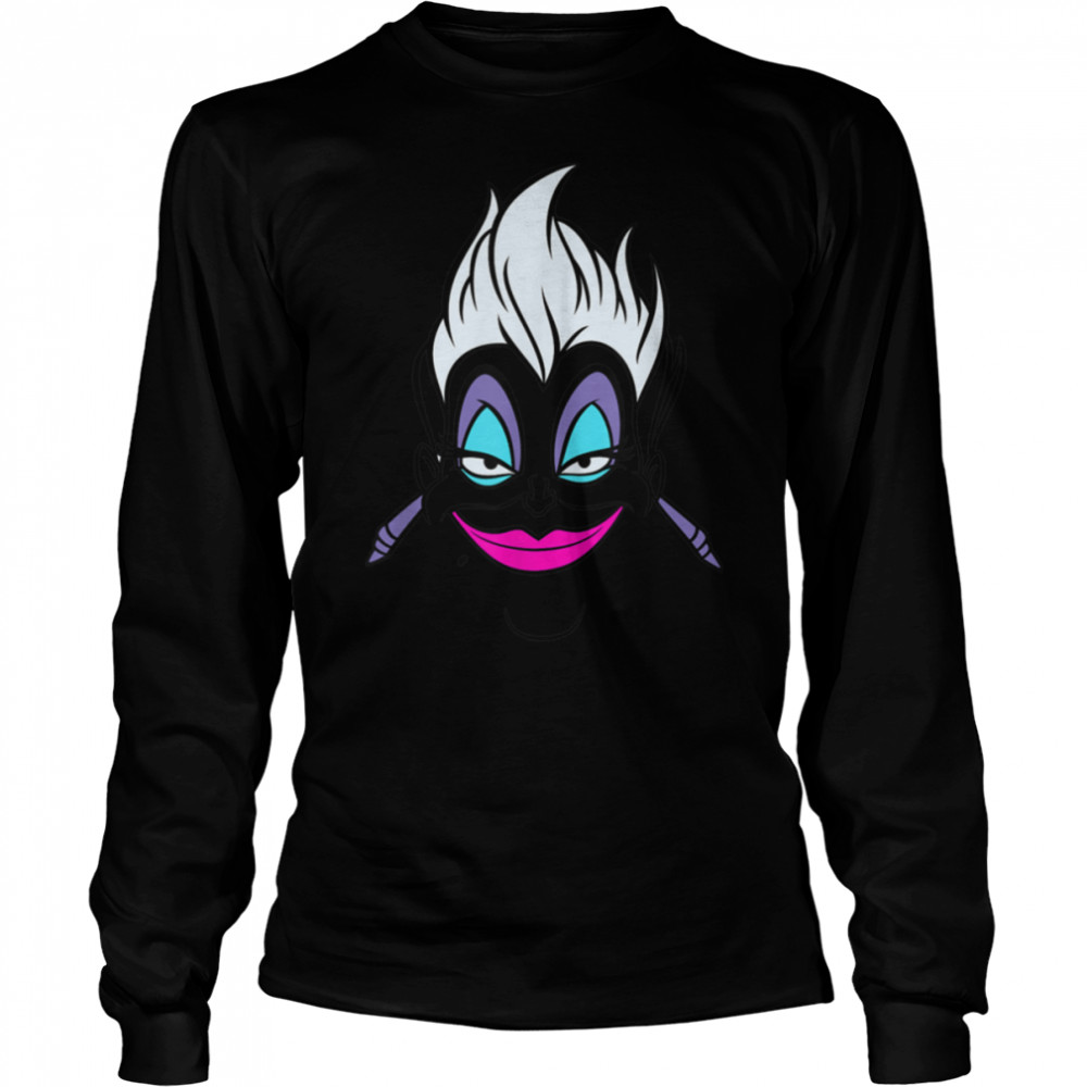 Disney Villains Ursula Big Face T- B09K2TV88Q Long Sleeved T-shirt