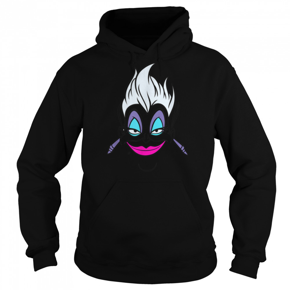 Disney Villains Ursula Big Face T- B09K2TV88Q Unisex Hoodie