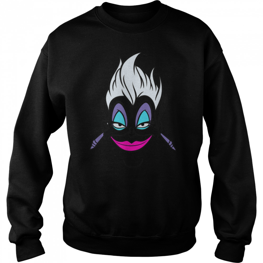 Disney Villains Ursula Big Face T- B09K2TV88Q Unisex Sweatshirt