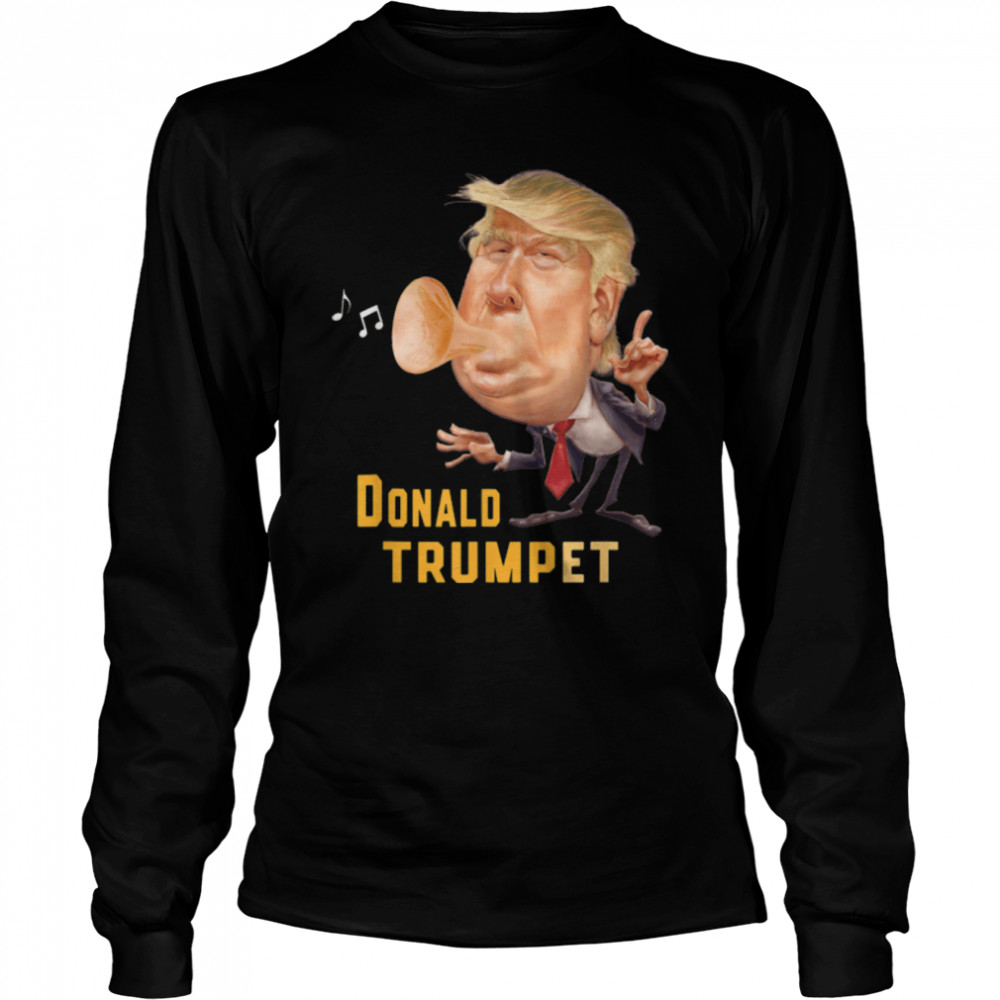 Donald Trump Trumpet Funny Music Cute Musicians Christmas T- B09JSZ39XB Long Sleeved T-shirt