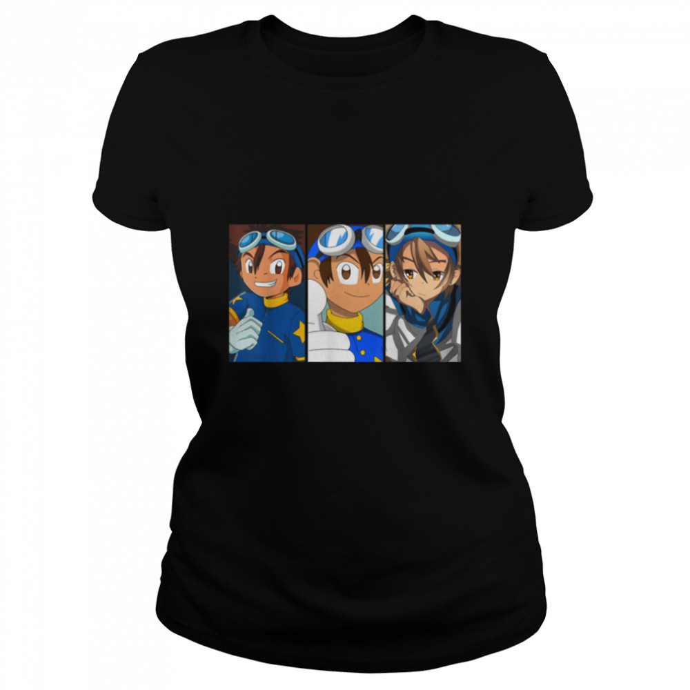 Funny Digimons Arts Adventures Manga Anime Series Characters T- B09FZ8Q9SR Classic Women's T-shirt