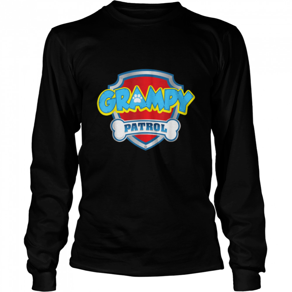 Funny Grampy Patrol - Dog Mom, Dad For Men Women T- B09JW9F8NM Long Sleeved T-shirt