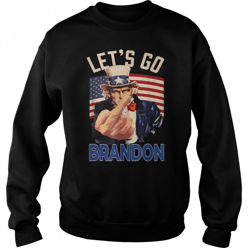 Funny Let's Go Brandon Uncle Sam Let's Go Brandon Chant T- B09JWVRNKJ Unisex Sweatshirt