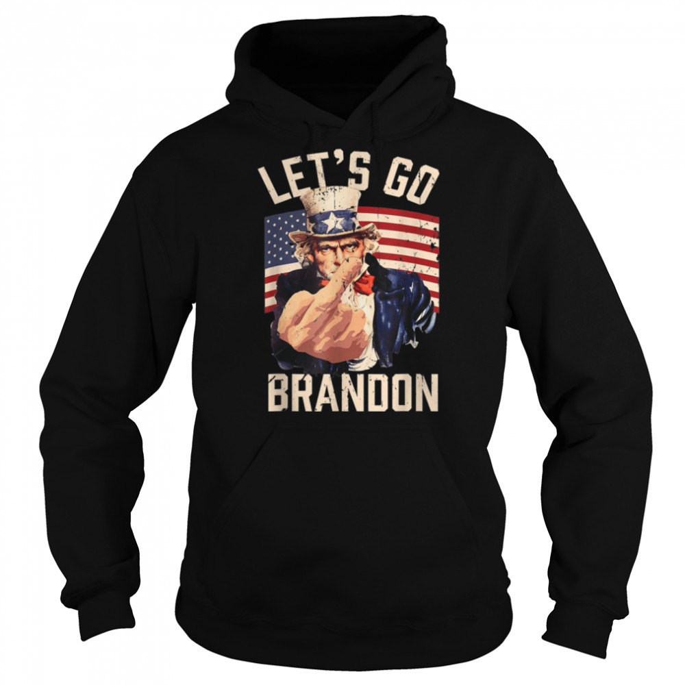 Funny Let's Go Brandon Uncle Sam Let's Go Brandon Chant T- B09JYC1YYL Unisex Hoodie