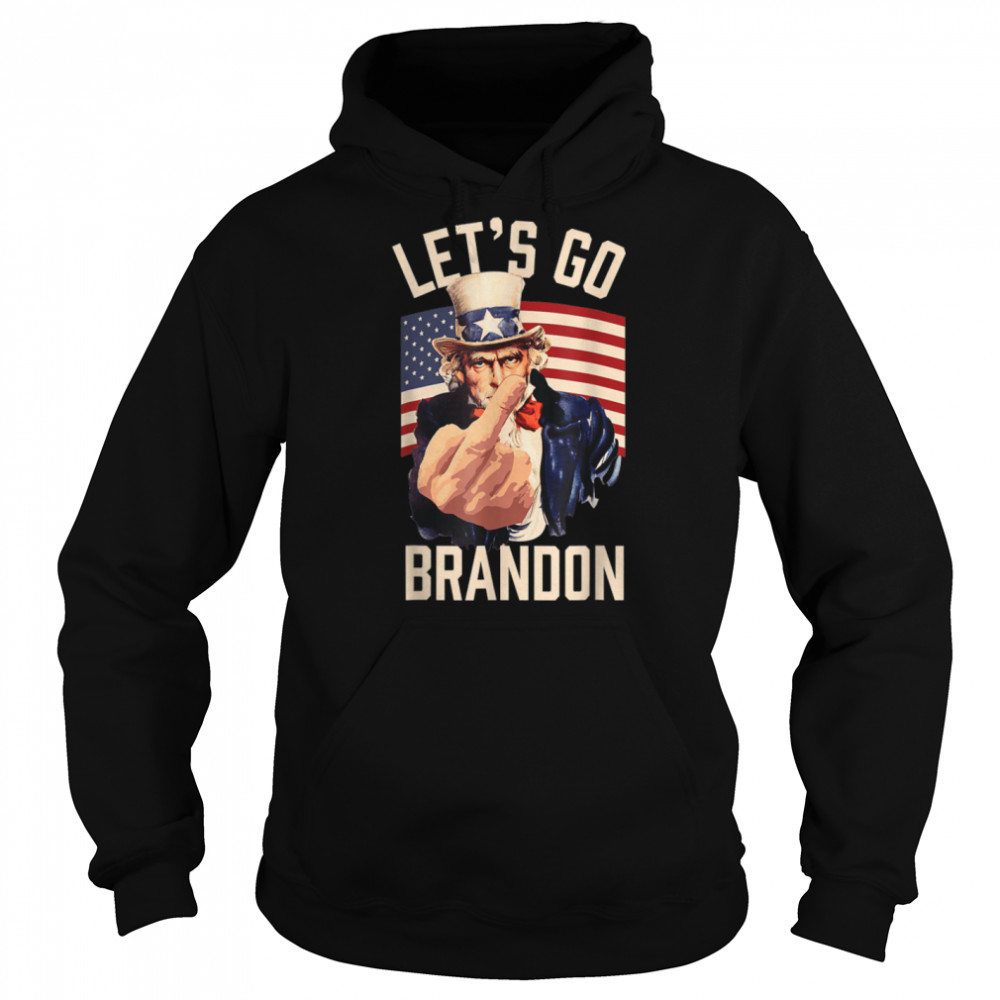 Funny Let's Go Brandon Uncle Sam Let's Go Brandon Chant T- B09JYMS7P6 Unisex Hoodie