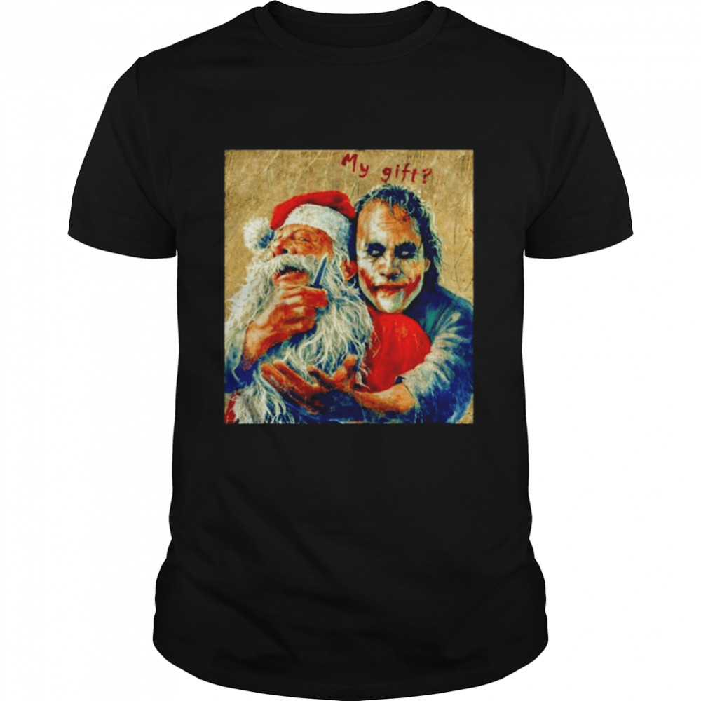 Joker kill Santa my gift shirt Classic Men's T-shirt