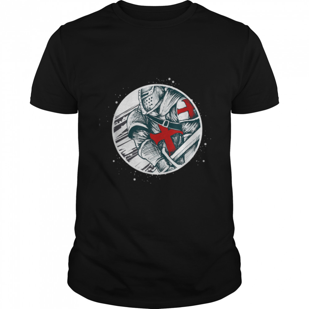 Knights Templar Catholic Crusader Gift T-Shirt B09K2WY6H6