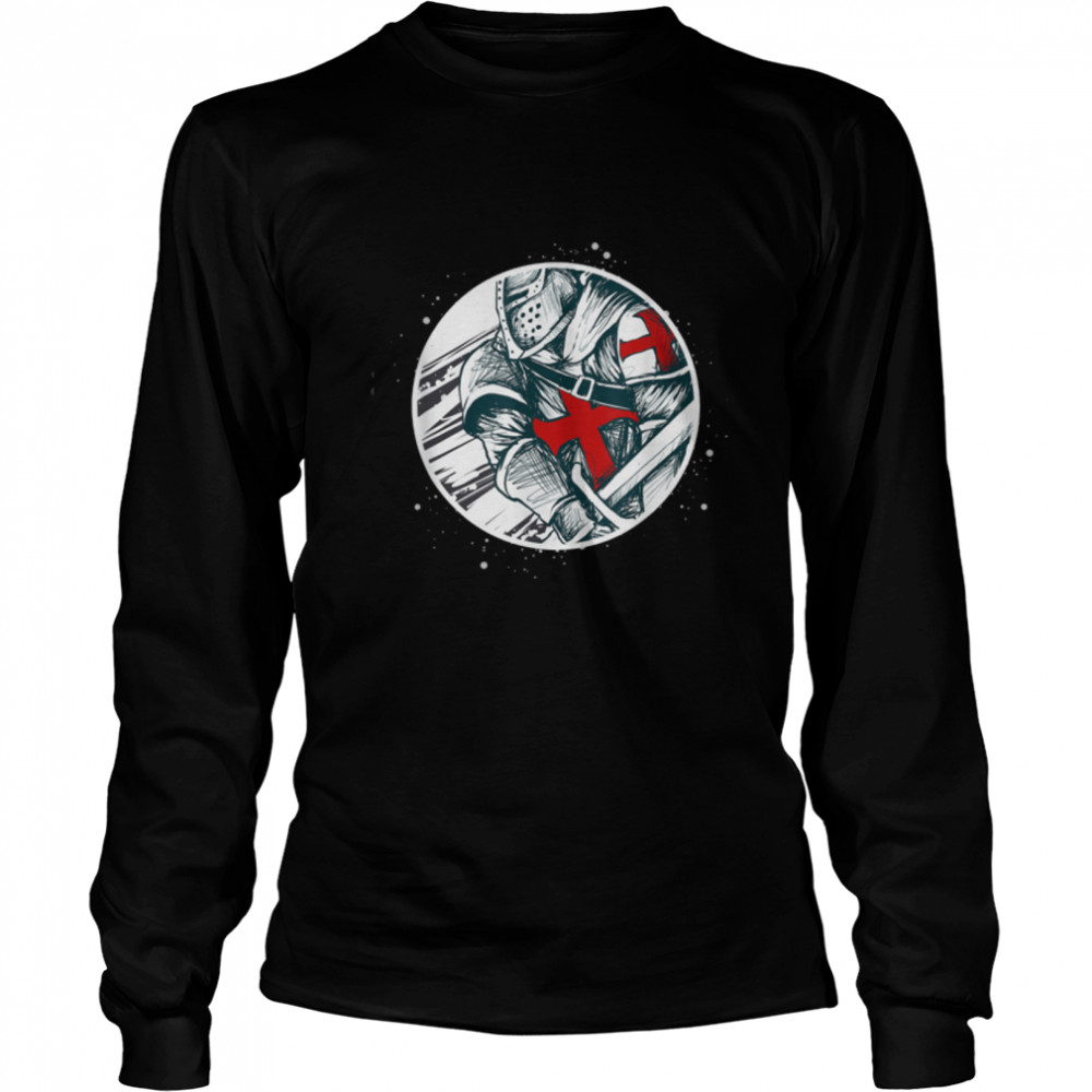 Knights Templar Catholic Crusader Gift T- B09K2WY6H6 Long Sleeved T-shirt