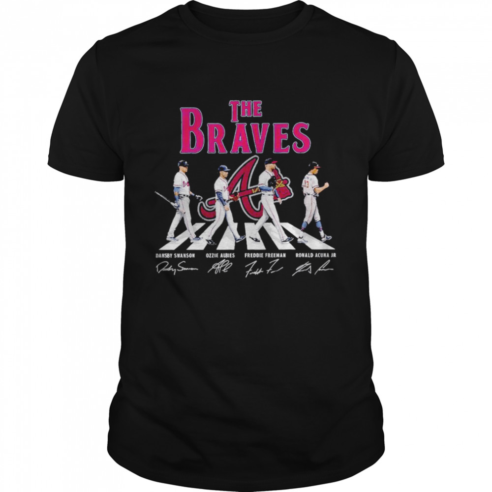 The Atlanta Braves Abbey Road Signatures  Classic Men's T-shirt