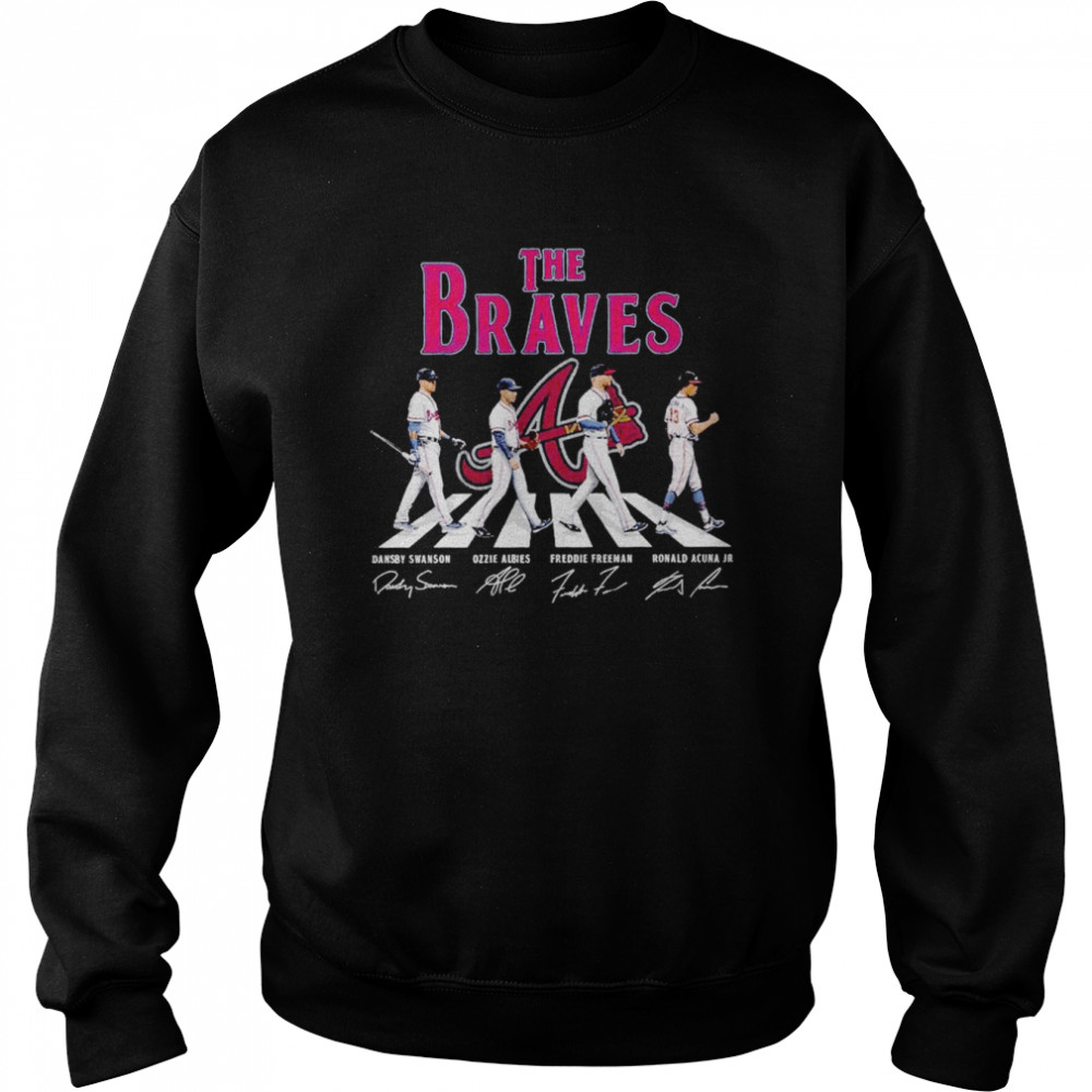 The Atlanta Braves Abbey Road Signatures Unisex Sweatshirt