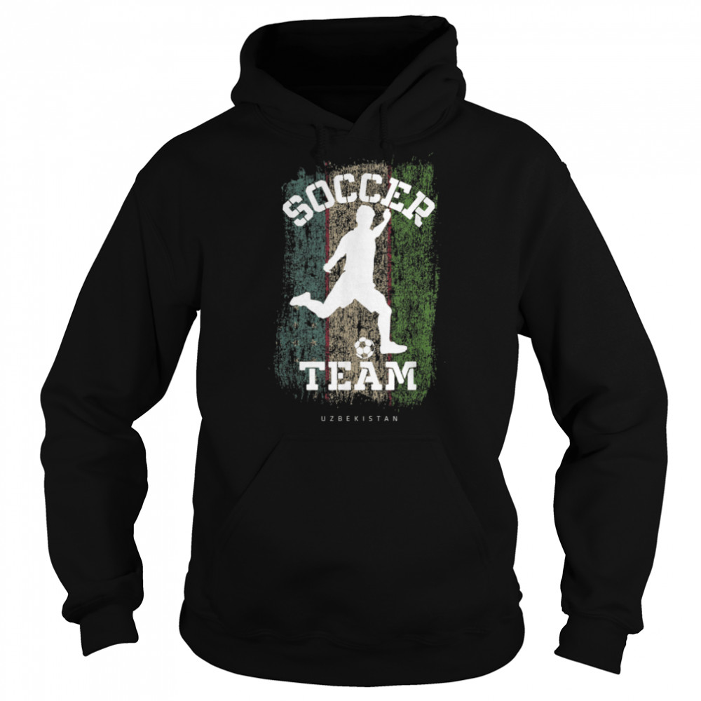 Soccer Uzbekistan Flag Football Team Soccer Player T- B09JPDC1ZF Unisex Hoodie