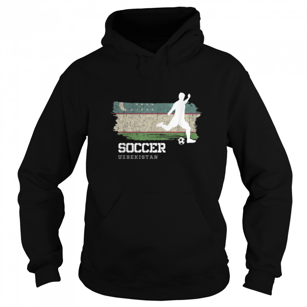 Soccer Uzbekistan Flag Football Team Soccer Player T- B09K237S4B Unisex Hoodie