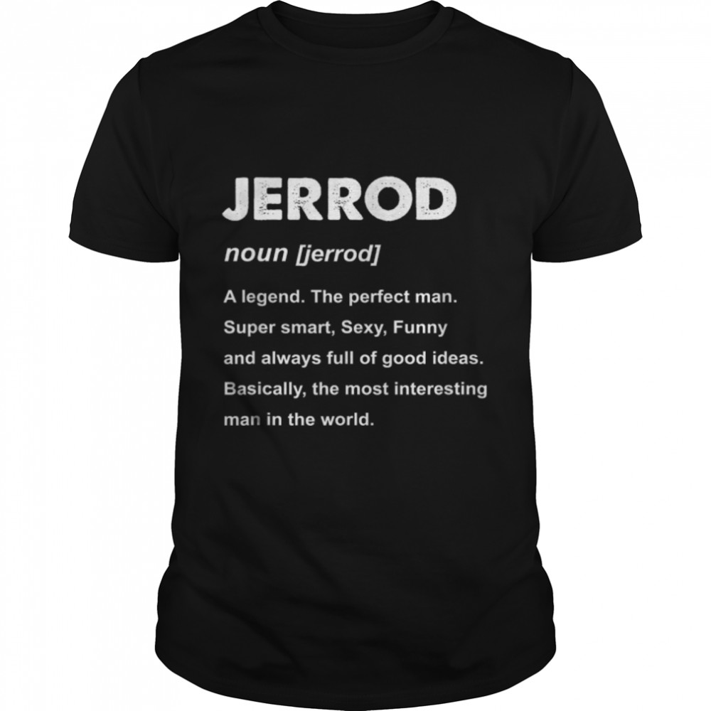 Mens Jerrod Name T- B08HNC72ZR Classic Men's T-shirt