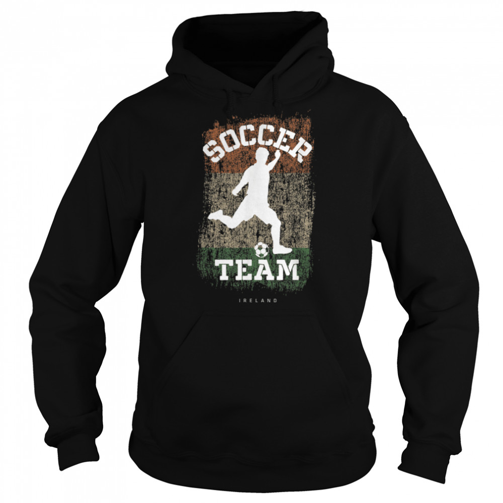 Soccer Ireland Flag Football Team Soccer Player T- B09JPG3FLS Unisex Hoodie