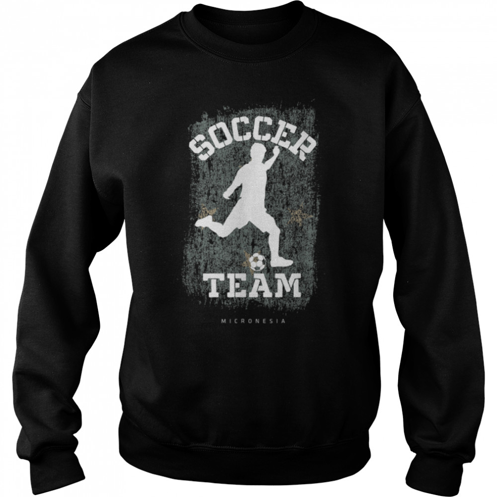 Soccer Micronesia Flag Football Team Soccer Player T- B09JPDPRN4 Unisex Sweatshirt