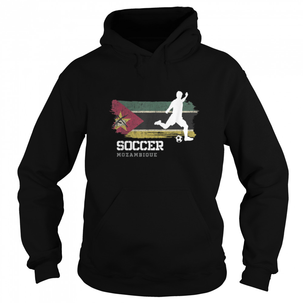 Soccer Mozambique Flag Football Team Soccer Player T- B09JPF7T5Q Unisex Hoodie