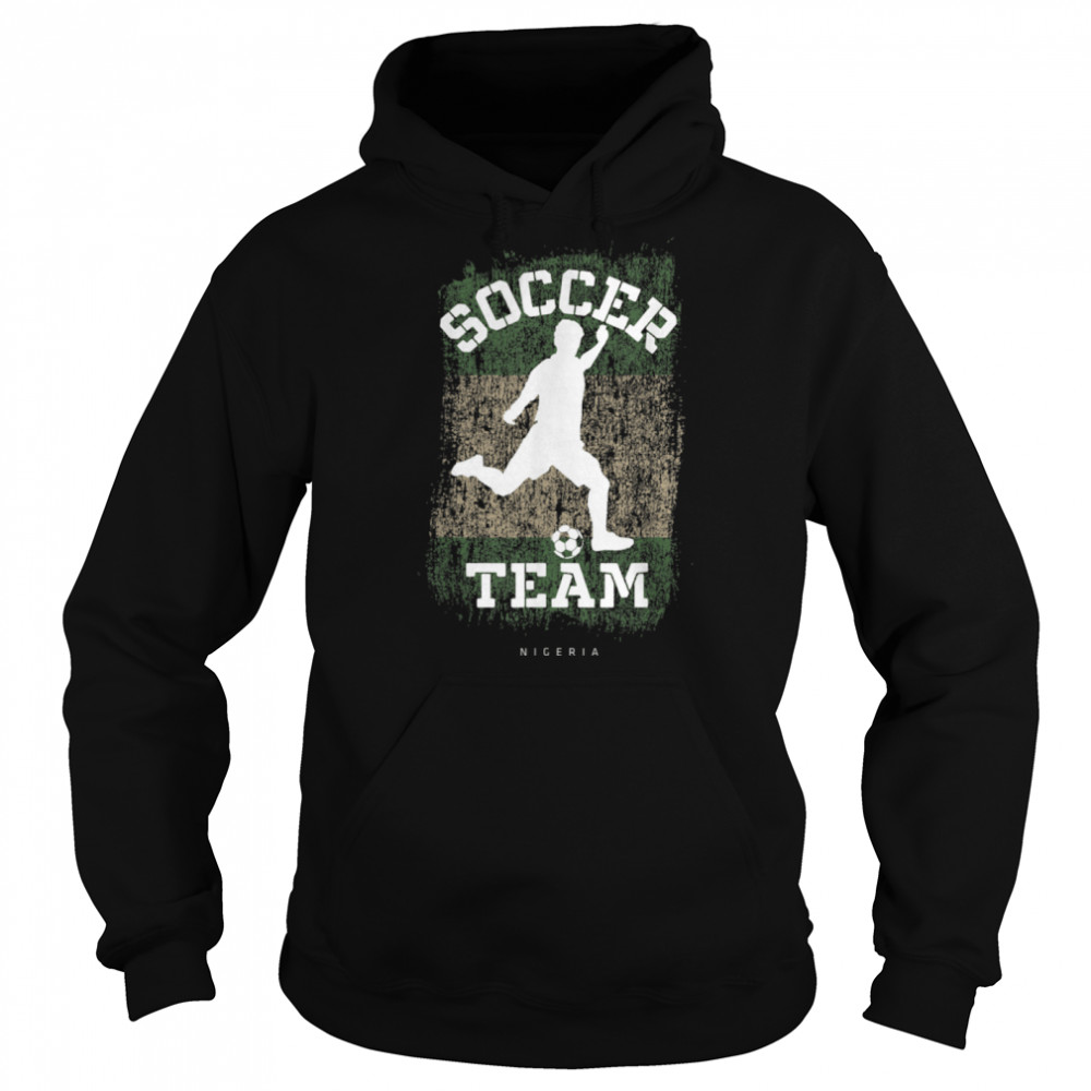 Soccer Nigeria Flag Football Team Soccer Player T- B09JPF2N9R Unisex Hoodie