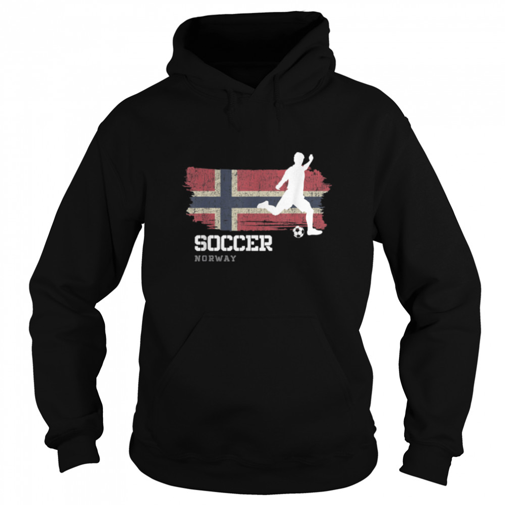 Soccer Norway Flag Football Team Soccer Player T- B09JPFTMJR Unisex Hoodie