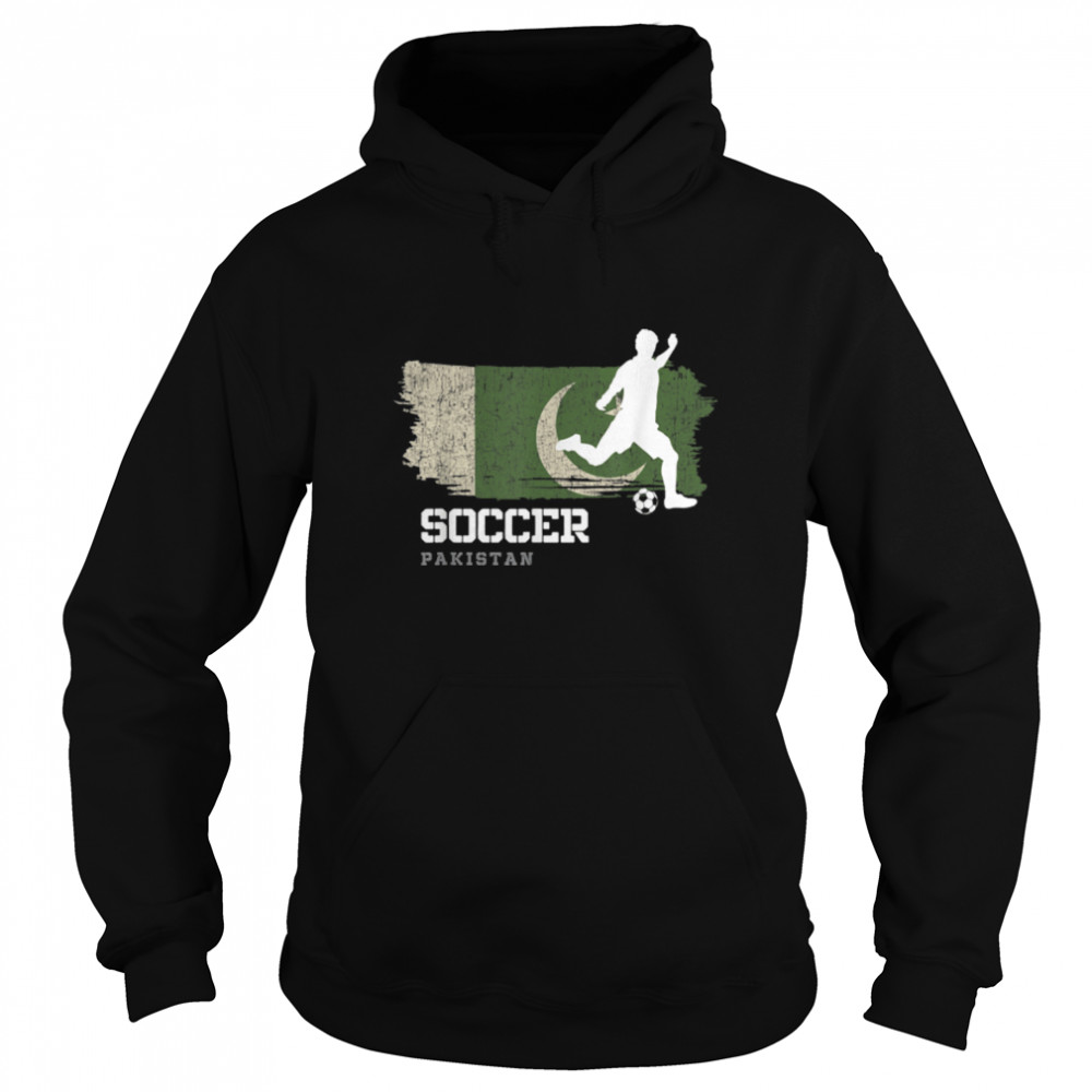 Soccer Pakistan Flag Football Team Soccer Player T- B09JPDSSP2 Unisex Hoodie