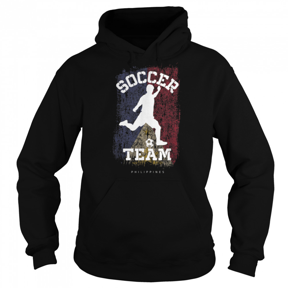 Soccer Philippines Flag Football Team Soccer Player T- B09JPFY5VT Unisex Hoodie