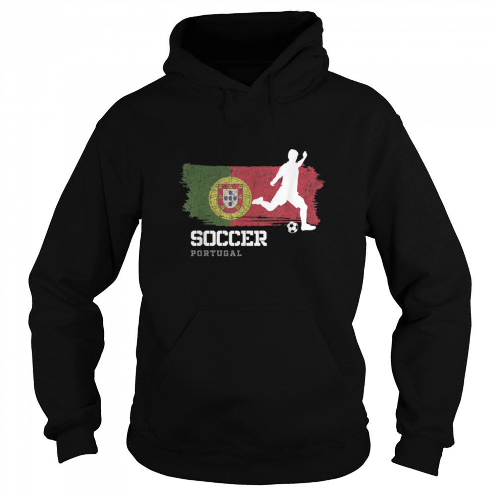 Soccer Portugal Flag Football Team Soccer Player T- B09K1YVLN5 Unisex Hoodie