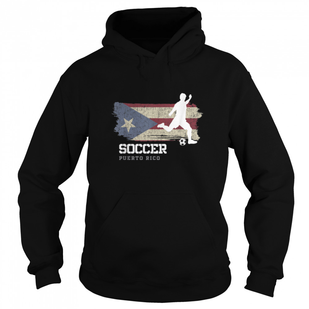 Soccer Puerto Rico Flag Football Team Soccer Player T- B09K1TQTGQ Unisex Hoodie