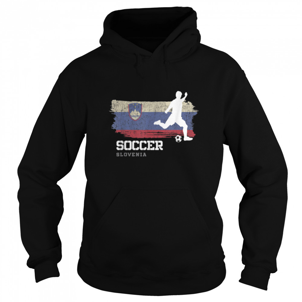 Soccer Slovakia Flag Football Team Soccer Player T- B09K1YFB8C Unisex Hoodie