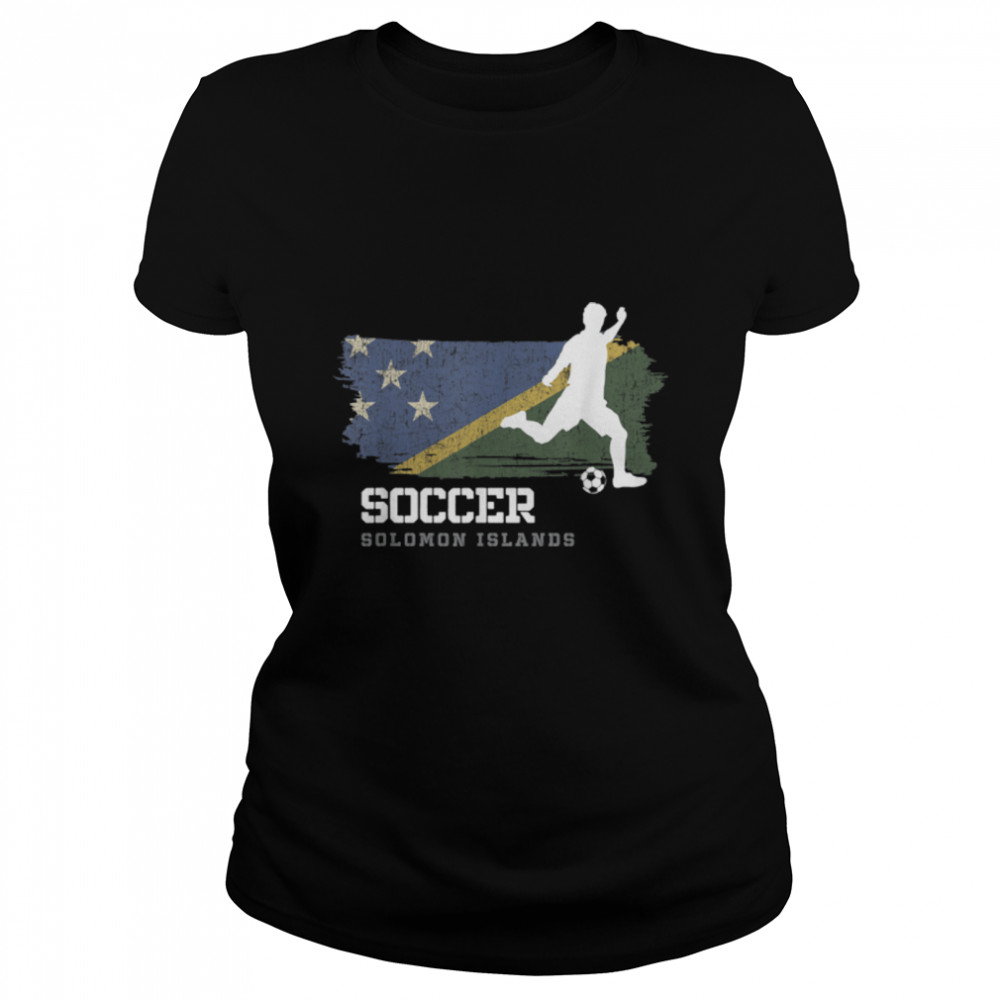 Soccer Slovenia Flag Football Team Soccer Player T- B09K238B3Q Classic Women's T-shirt