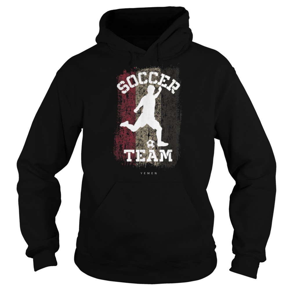 Soccer Yemen Flag Football Team Soccer Player T- B09JPD2V7N Unisex Hoodie