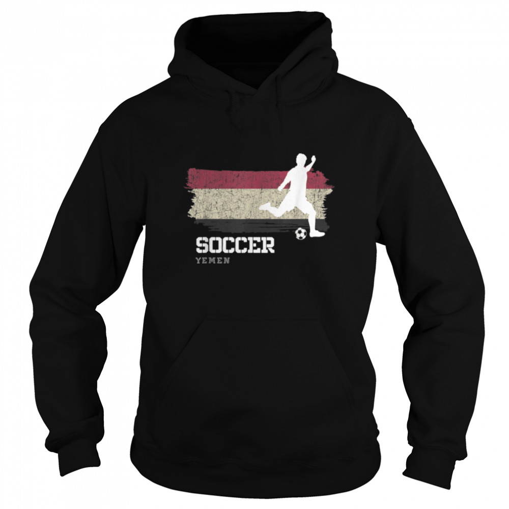 Soccer Yemen Flag Football Team Soccer Player T- B09K1RGG3J Unisex Hoodie