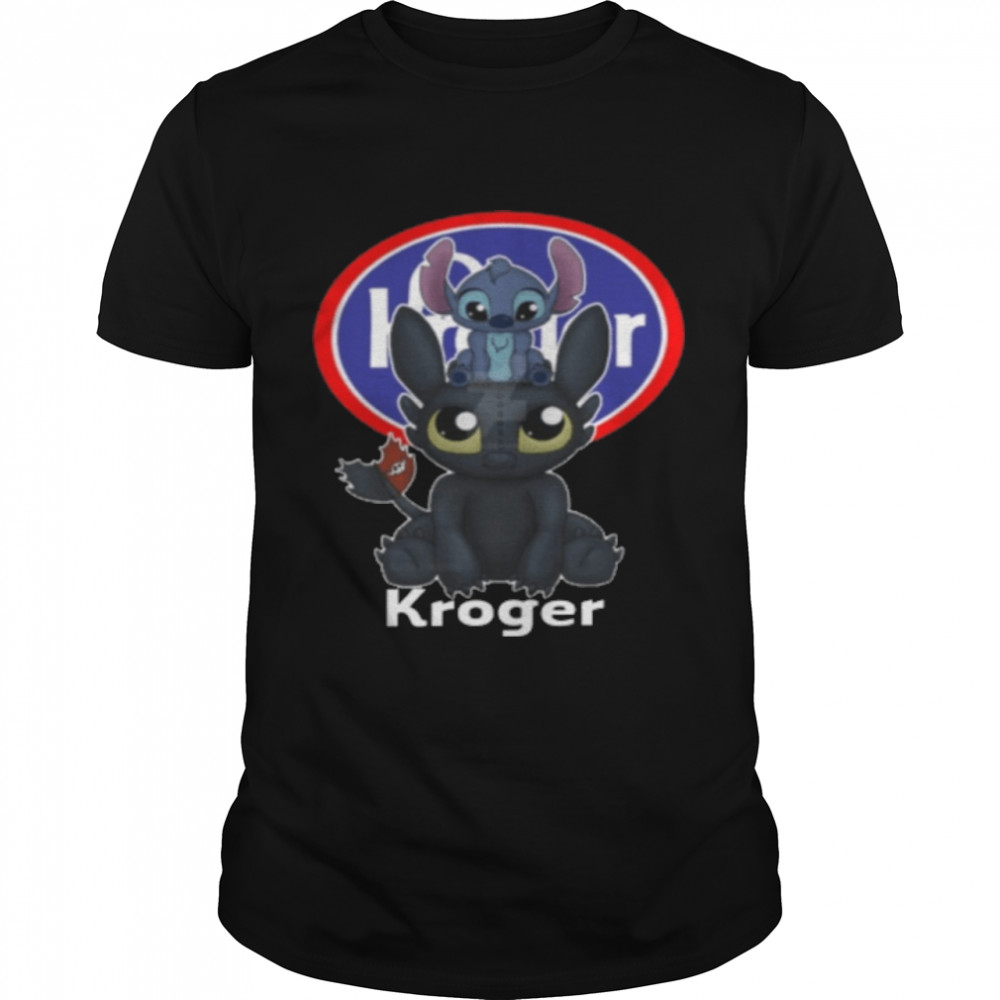 Stitch And Toothless Kroger shirt
