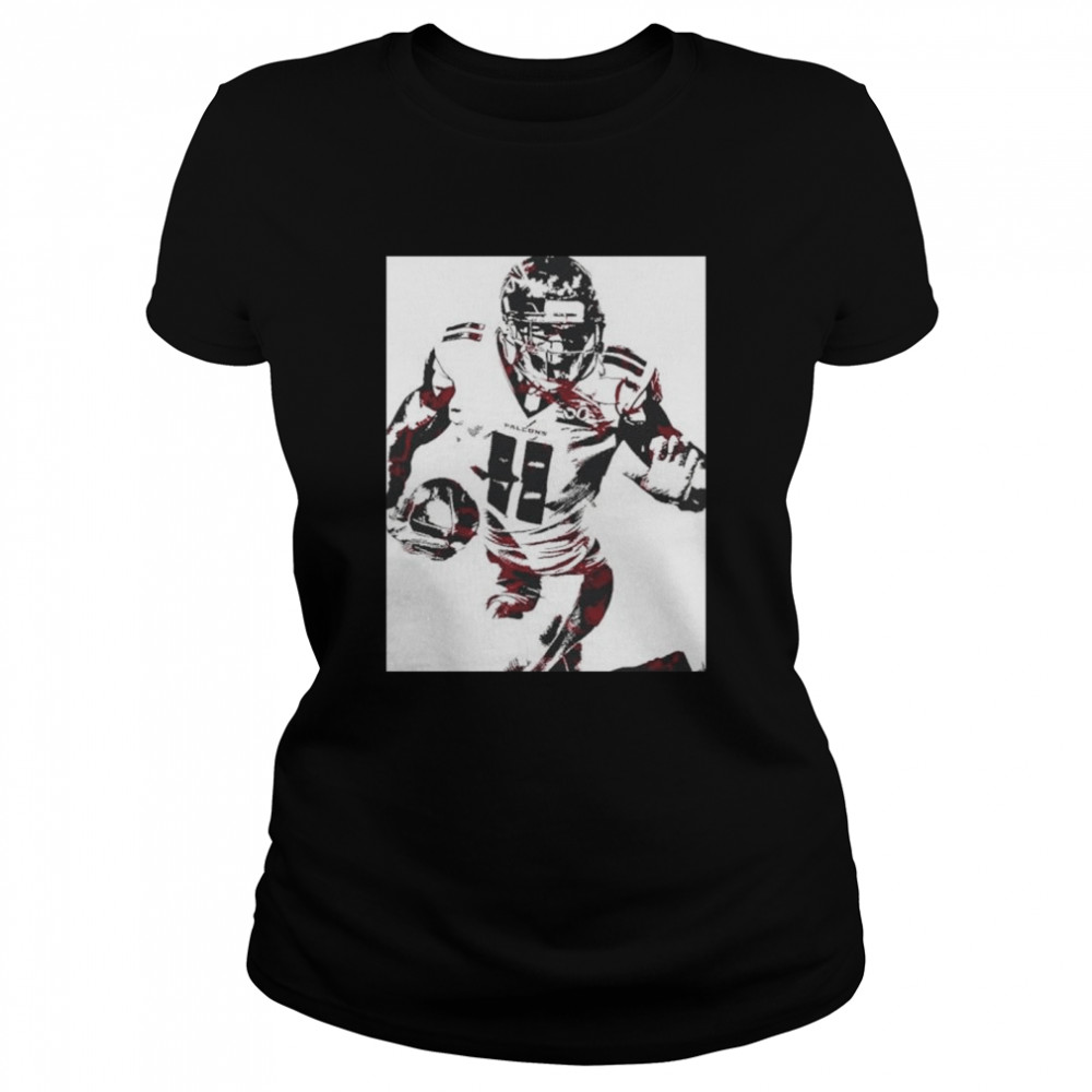 Best julio Jones Atlanta Falcons Pixel Art Classic Women's T-shirt