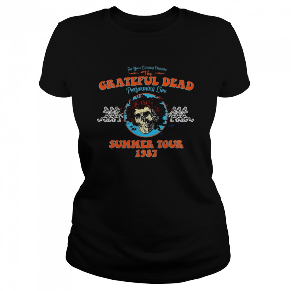 Grateful Dead Summer Tour 1987 Classic Women's T-shirt