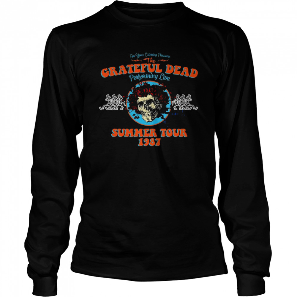 Grateful Dead Summer Tour 1987 Long Sleeved T-shirt