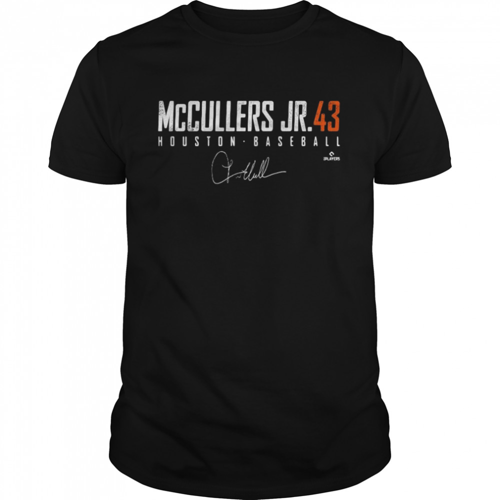 Lance McCullers Jr 43 Houston Astros Baseball Signature Classic Men's T-shirt